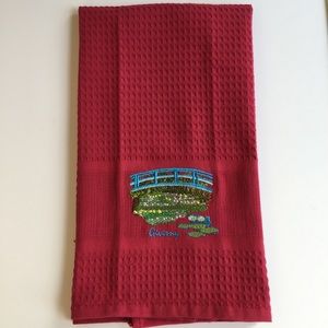 Claude Monet Waffle Weave Hand Towel